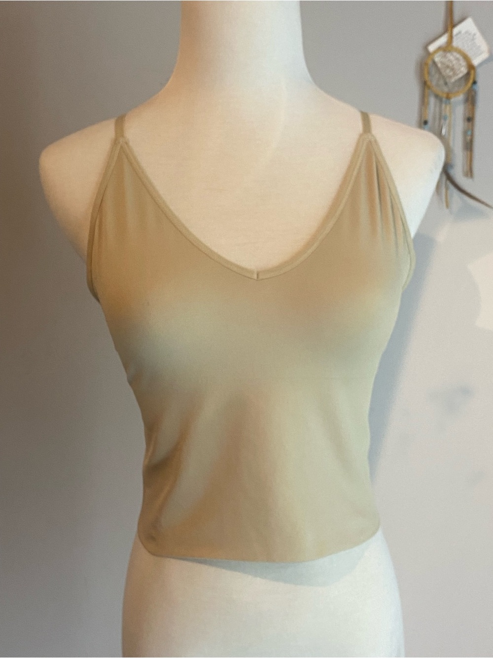 Streetwear Society Tan V-Neck Tank Top Cami